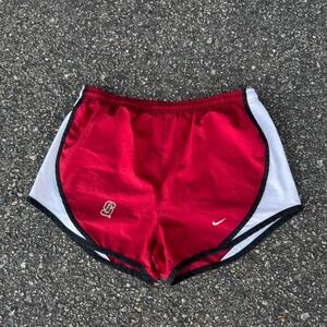 Stanford Cardinal Shorts Womens Small NCAA Track Running Dri Fit Nike Poly Lined